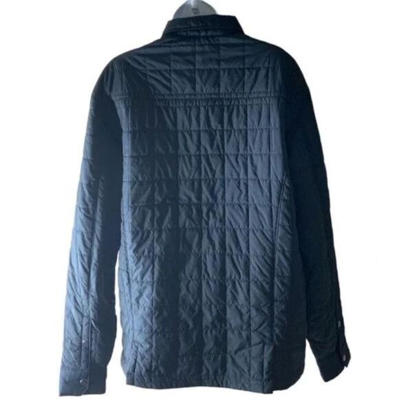 Eddie Bauer Quilted Puff Jacket Women's Size Medium Front Snap Button Pockets - Picture 4 of 10